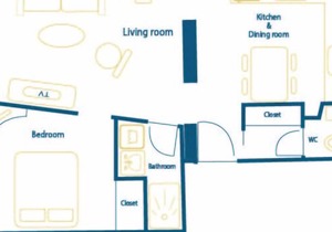 Parisian Home|106416|1 chambre|Raspail - Sèvres- Babylone