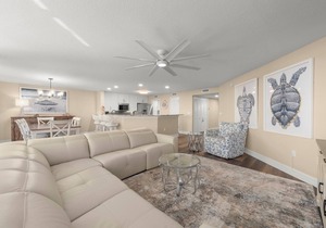 Pine Cove #101 is a 3/2 beachfront Sanibel vacation rental condo