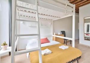 Pretty Mezzanine Studio in the Heart of Paris (2F)