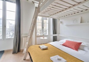 Pretty Mezzanine Studio in the Heart of Paris (2F)