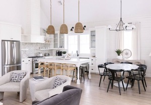 Redecorated Beach Home w/Stylish Porches, Hot Tub, Fire Pit & Much More!