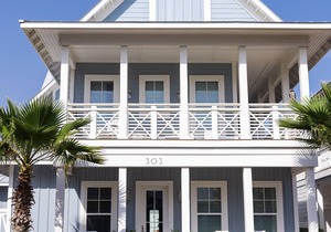 Redecorated Beach Home w/Stylish Porches, Hot Tub, Fire Pit & Much More!