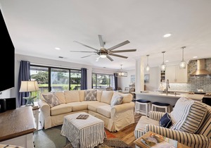 Renovated villa with fairway views, community pool & sundeck!