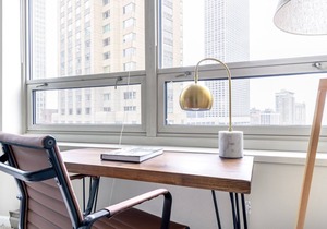 Roomy River North 2BR w/Gym, Deck & Pool, walk to Mag Mile, by Blueground