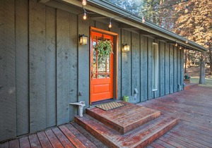 Rustic Bend House w/ Deck, Fire Pit & Yard!
