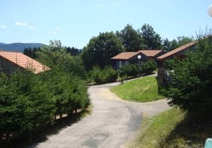 Semi-detached chalets sleeping 4 to 12, private terrace, covered swimming pool.