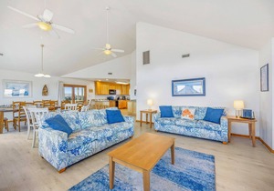 Semi-Oceanfront Dog Friendly w/Pool, Hot Tub, Game Room, Theater, Tiki Bar