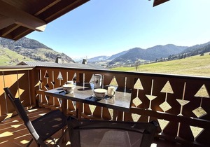 Ski-in/Ski-out 2-Room Cabin Apartment with Balcony - Praz-sur-Arly
