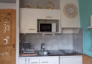 Ski-in studio with balcony and parking