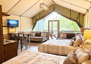 Son's Rio Cibolo Birdhouse Cabin #19 Family Cabin that Sleeps 6 Comfortably!