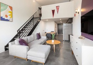 Sosuite | Studio Loft w W/D, Gym, Lounge