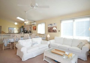 South end Townsend Inlet Beachblock townhome is located only 7th from the ocean!