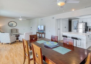 Spacious Upper unit located just two houses from the sand!