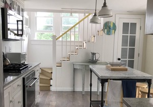 Steps to beach; walk to town