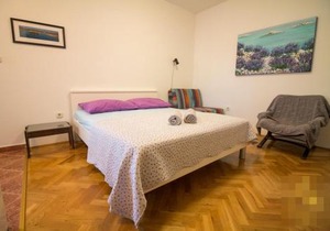 Studio Apartment in Preko with Sea View, Terrace, Air Conditioning, Wi-Fi (4574-2)