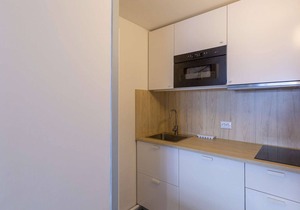 Studio cabin sleeps 5 with balcony 80m from slopes - La Mongie 1800