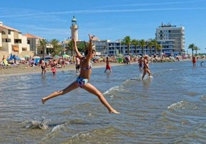 Studio climatisé, piscine et parking à 650M de la plage - FR-1-307-88