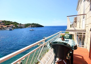 Studio flat near beach Račišće, Korčula (AS-4341-b)
