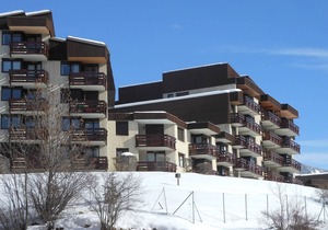 Studio sleeping area 4 pers, southwest balcony, Serre-Chevalier
