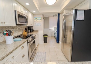 Stunning view from the balcony of this direct ocean front condo! Barefoot Trace 204