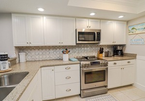 Stunning view from the balcony of this direct ocean front condo! Barefoot Trace 204