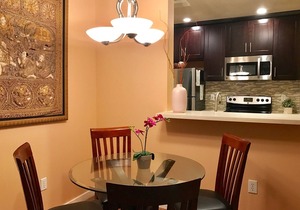 Stylish downtown condo with views of the Puget Sound.