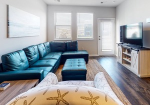 Stylish ocean view Beach Club townhouse with shared pool, sauna, tennis, & gym