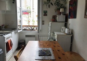 Sunny apartment, 2 rooms, Canal St Martin/Buttes Chaumont