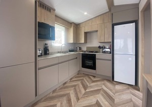 The Firs Plus are an upgrade from the Firs mini lodge and has 3 bedrooms.