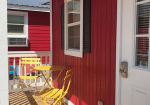The Red Station by Glacier - Cabin #4 with AC and laundry