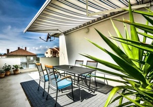 Two bedroom apartment with terrace and sea view Biograd na Moru, Biograd (A-5833-a)