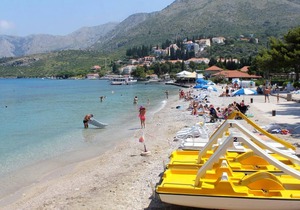 Two bedroom apartment with balcony and sea view Cavtat, Dubrovnik (A-18857-b)