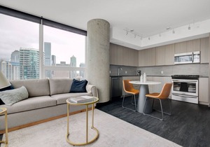 Upscale Belltown 1BR w/Gym & Pet Area, walk to Metro, by Blueground