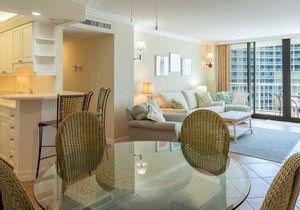 View is a 10. This condo is new and fresh. South Seas Tower 4-1009