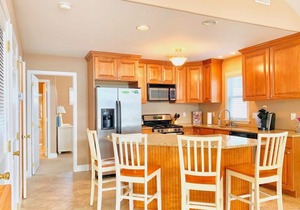 Views of the bay and wetlands from two decks and located in a quiet area away from the hustle and bustle of Sea Isle City's business districts.