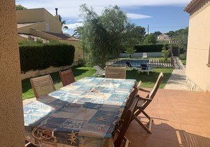 Villa with private pool for 11 people air conditioning wifi at 800m Calaforn