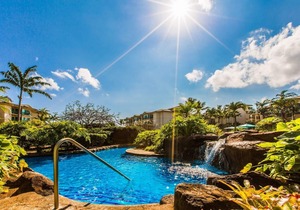 Waipouli Beach Resort Exquisite Ocean Front Condo in Oceanfront "H" Building