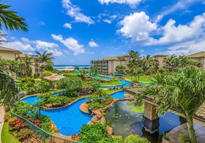 Waipouli Beach Resort Exquisite Ocean Front Condo in Oceanfront "H" Building