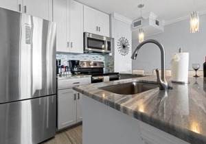 Waterfront view, Heated Pool, Private Balcony