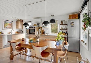 Welcome to this lovely vacation home surrounded by greenery and close to the beach.