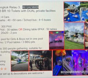 Villa Kids Swimming Ktv Table Spice Arena Penang Sqft 