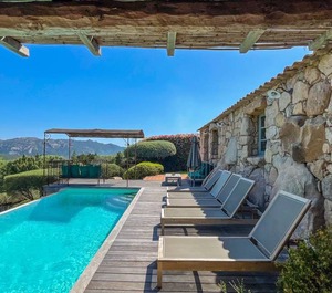 Sheepfold Swimming The Bay Of Santa Giulia 