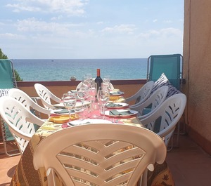 Garden At Meters The Sand Beach Of Fosca 