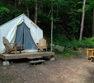 Tentrr State Park Site Wv Hawk Nest Camp 