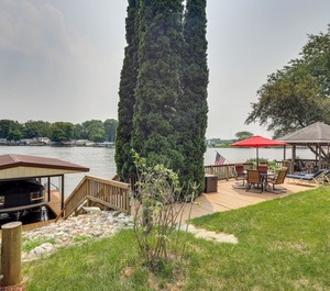 Serene Waterfront Monticello Fire Pit 