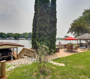 Serene Waterfront Monticello Fire Pit 