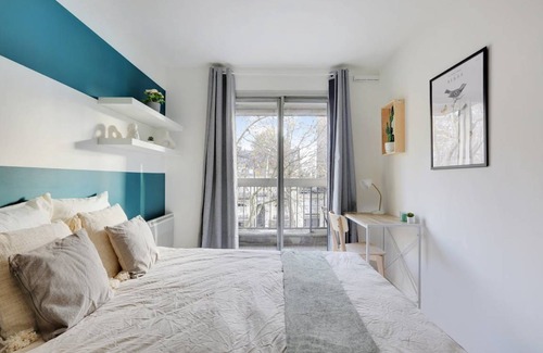 Boulogne-Billancourt Resort | 93 m² Private room ∙ 1 bedroom ∙ 5 guests