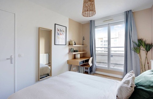 Villejuif Resort | 93 m² Private room ∙ 1 bedroom ∙ 4 guests