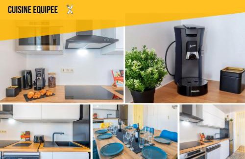 Saint-Denis Apartment | CAOPEO - Top Hôte Paris - 8 personnes Balcon Parking