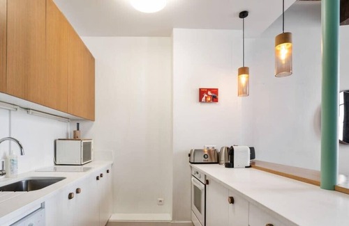 Saint-Victor Apartment | Parisian Apartment With Terrace in Saint Michel-Notre Dame